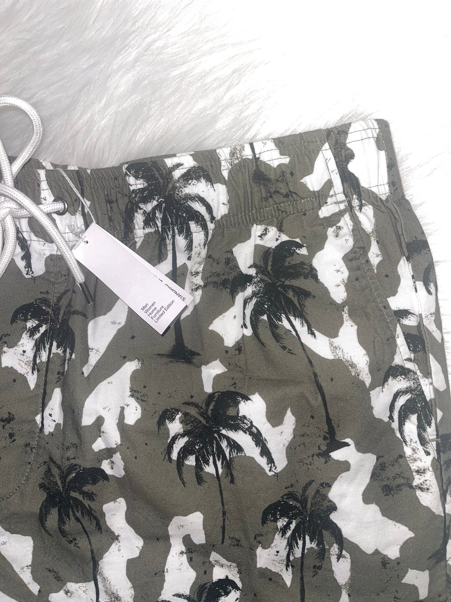 James Perse Men's Camo Palm Shorts
