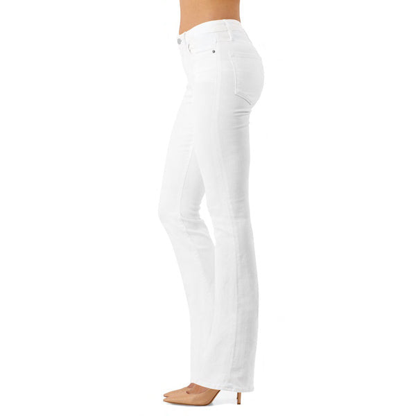 Morrison Denim The Starlet Mid Rise Bootcut Women's Jeans in White