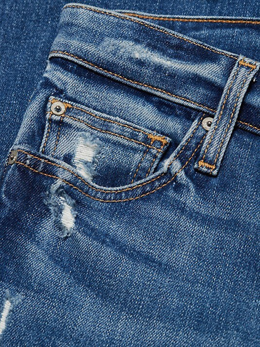 Joe's Jeans the Niki Boyfriend Ripped Raw Hem Single Cuff Jeans
