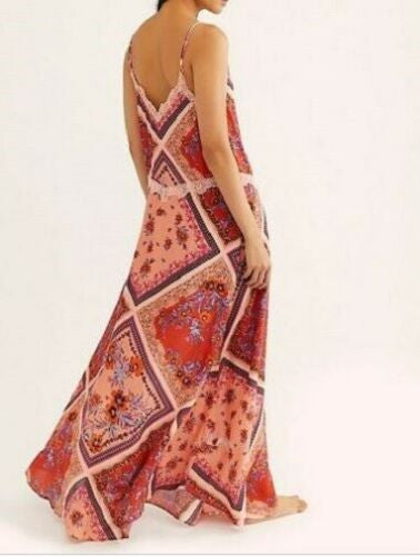 Free People Stevie Scarf Print Maxi Dress