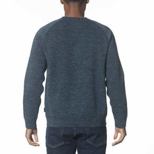 Gerry Men's Long Sleeve Crew Neck Stretch Pullover Sweatshirt - Blue Heather