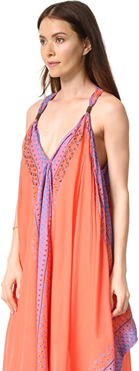 Free People Merida Asymmetrical Hem Maxi Dress