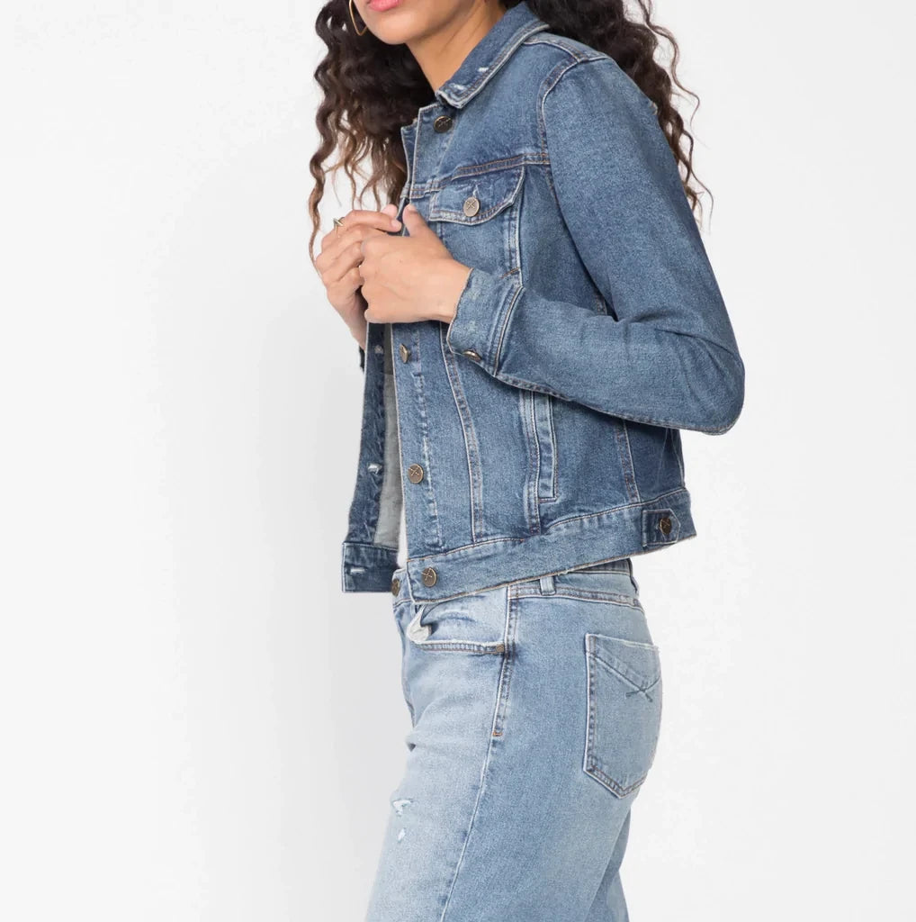 Unpublished Abbie Rhoades Jean Jacket