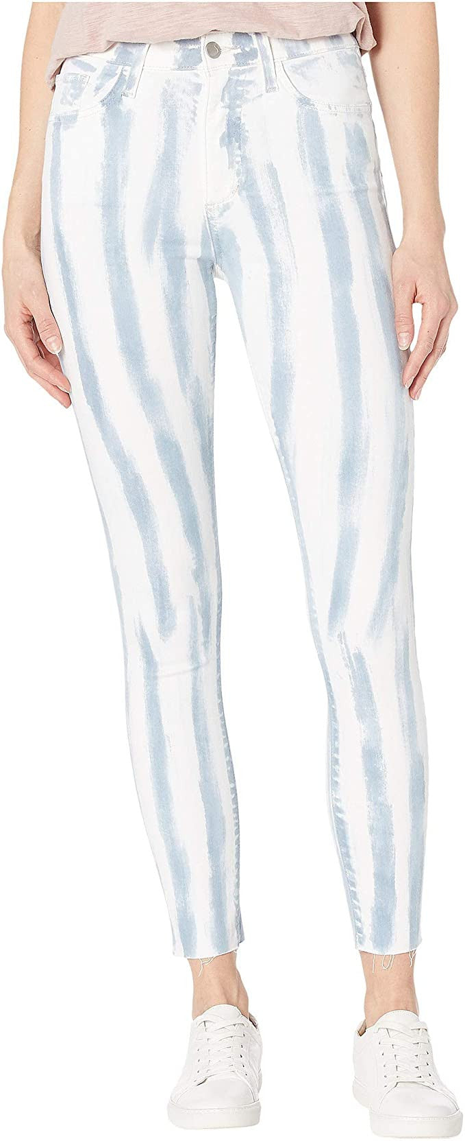Joe's Jeans The Charlie Ankle Cut Hem Jeans in Tie-Dye Stripe