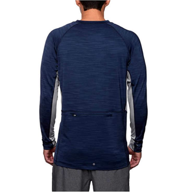 Hang Ten Men's Long Sleeve Sun Tee - Dress Blue