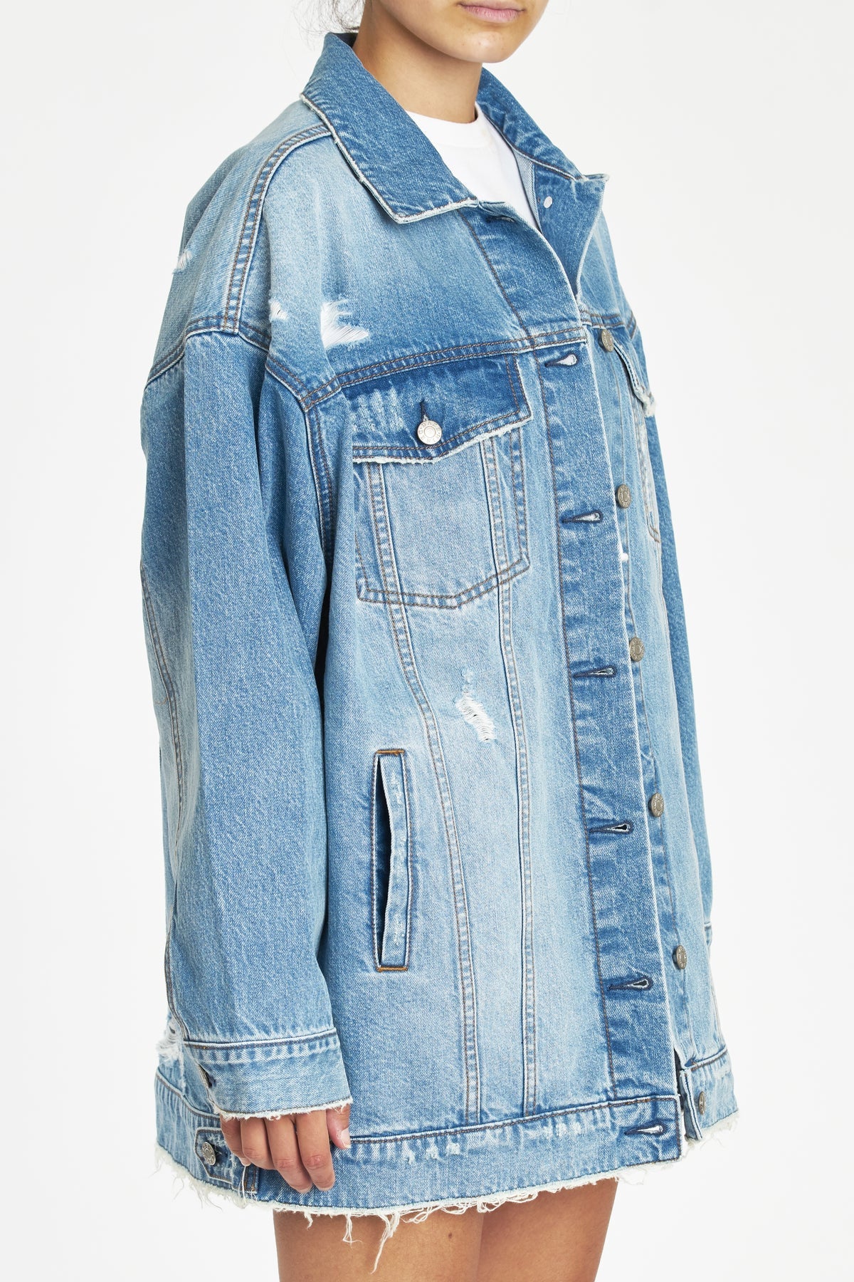 Daze The Main Squeeze Oversized Women's Jacket in Throwback