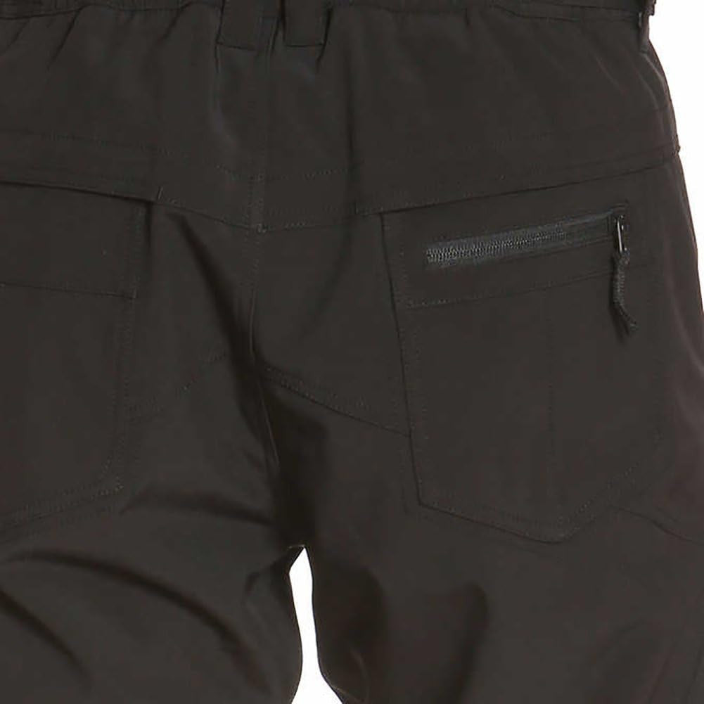 Gerry Men's Snow-tech Pants Boarder Ski Pant 4 Way Stretch (Black, Small)