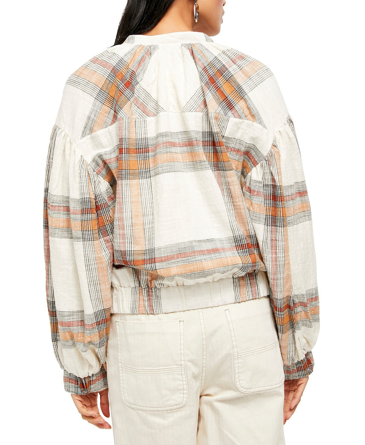 Free People Mattie Plaid Bomber Jackets