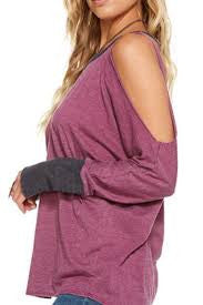 Chaser Blocked Jersey with Dolman Sleeves