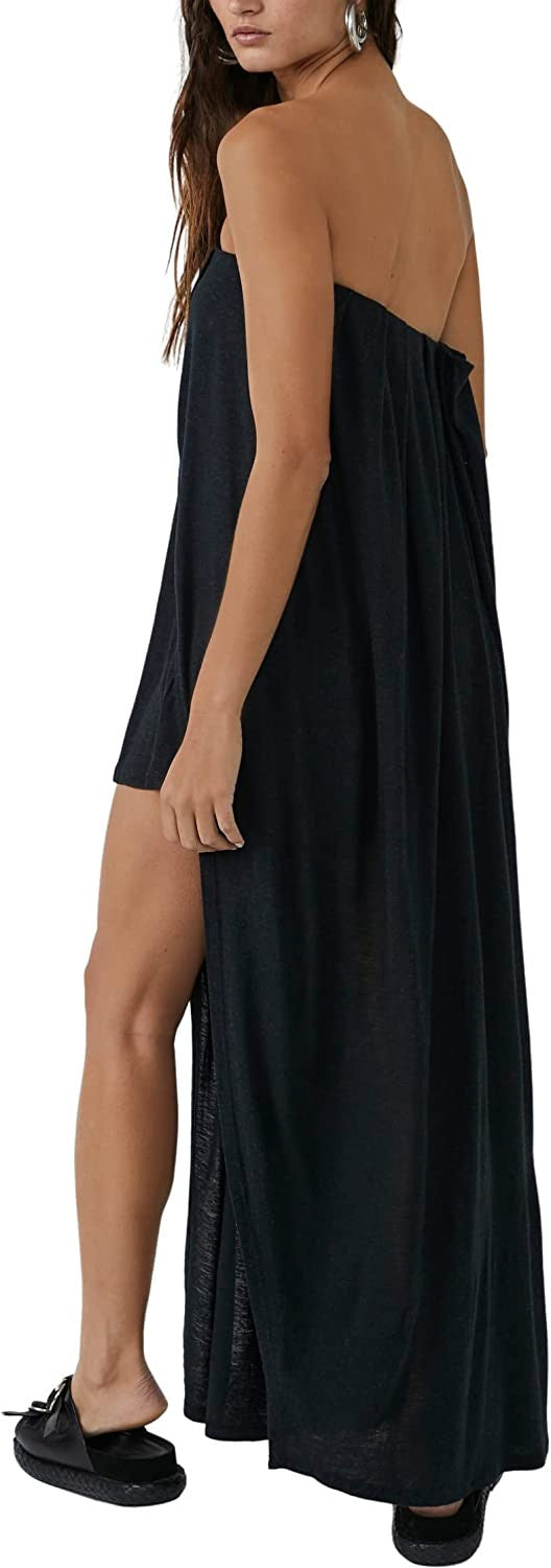 Free People Summer Fling Solid Romper Washed Black
