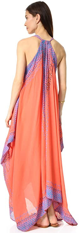 Free People Merida Asymmetrical Hem Maxi Dress