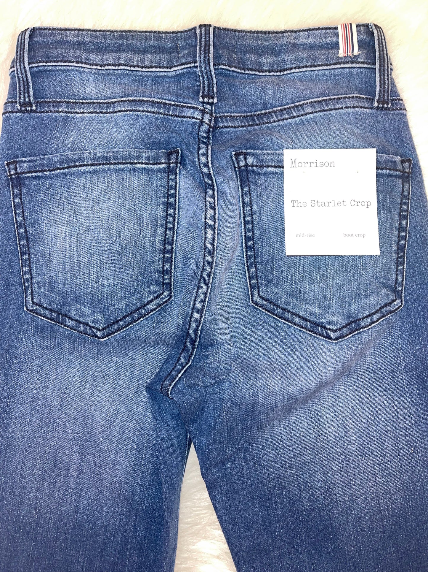 Morrison Denim The Starlet Crop Mid-Rise Boot Crop Women's Jeans