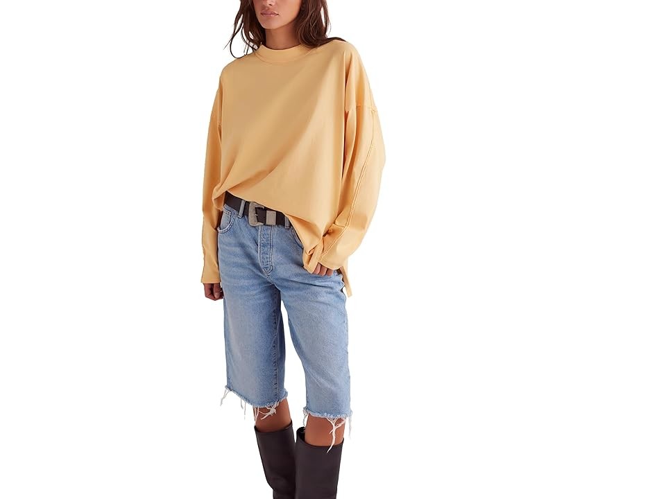 Free People Women's Heater Tee - Flax