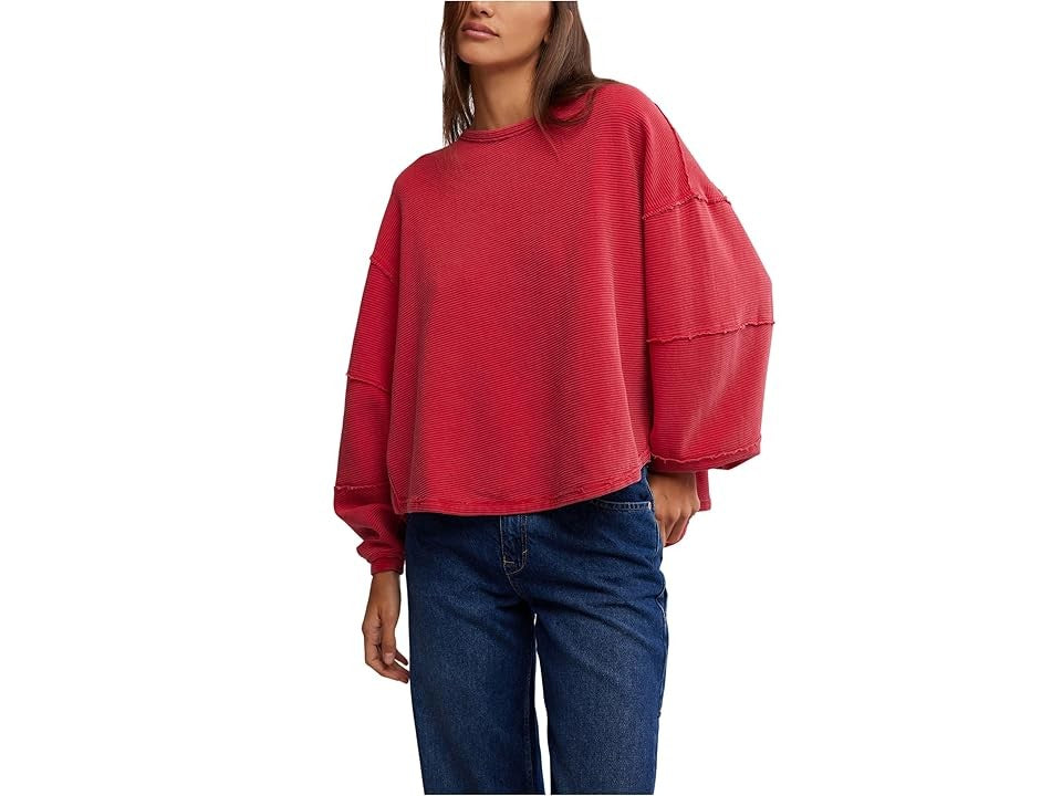 Free People We the Free Total Eclipse Tee - Strawberry
