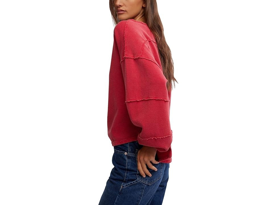 Free People We the Free Total Eclipse Tee - Strawberry