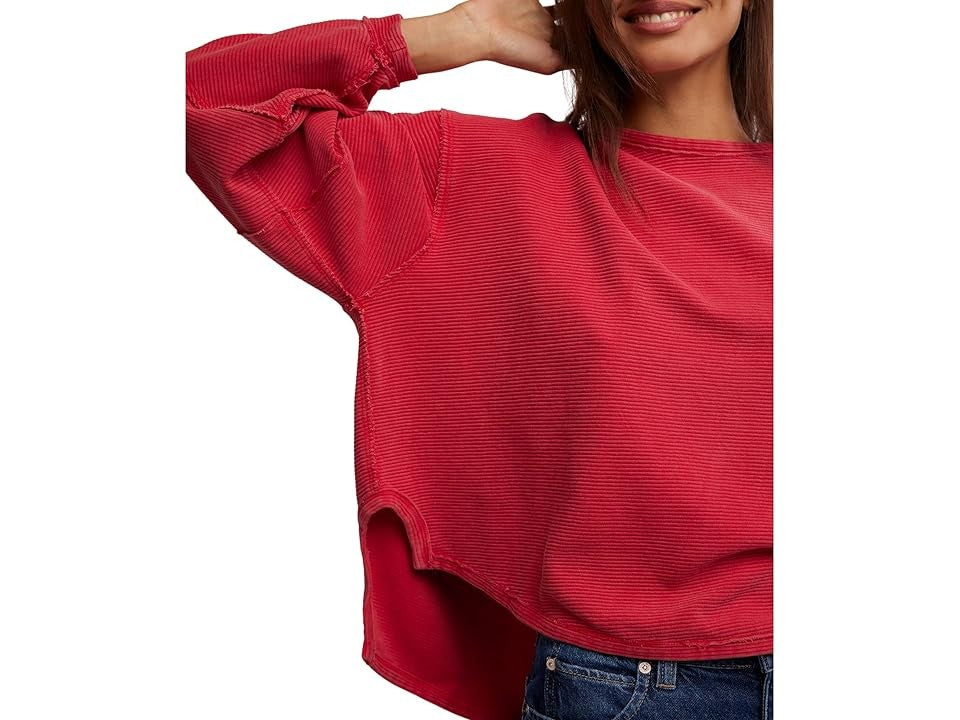 Free People We the Free Total Eclipse Tee - Strawberry