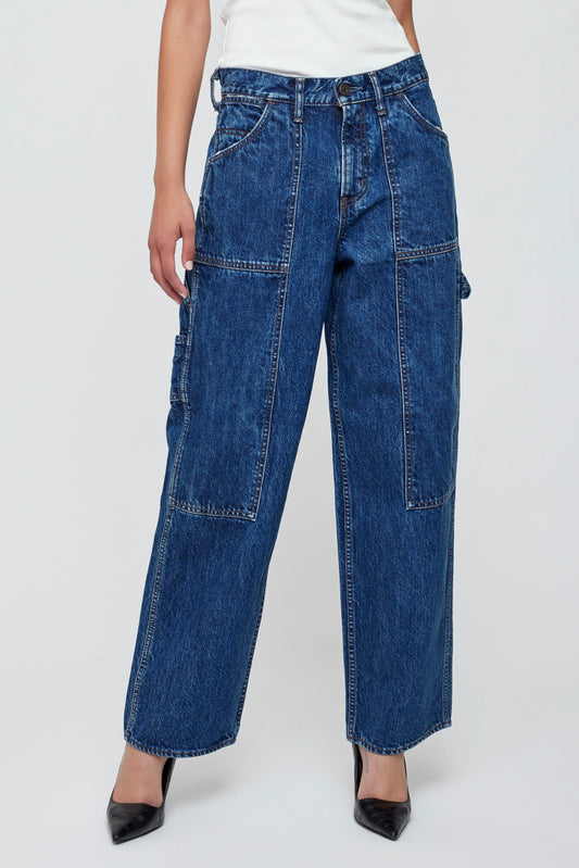 Moussy Vintage Merrick Painter Pants - Blue