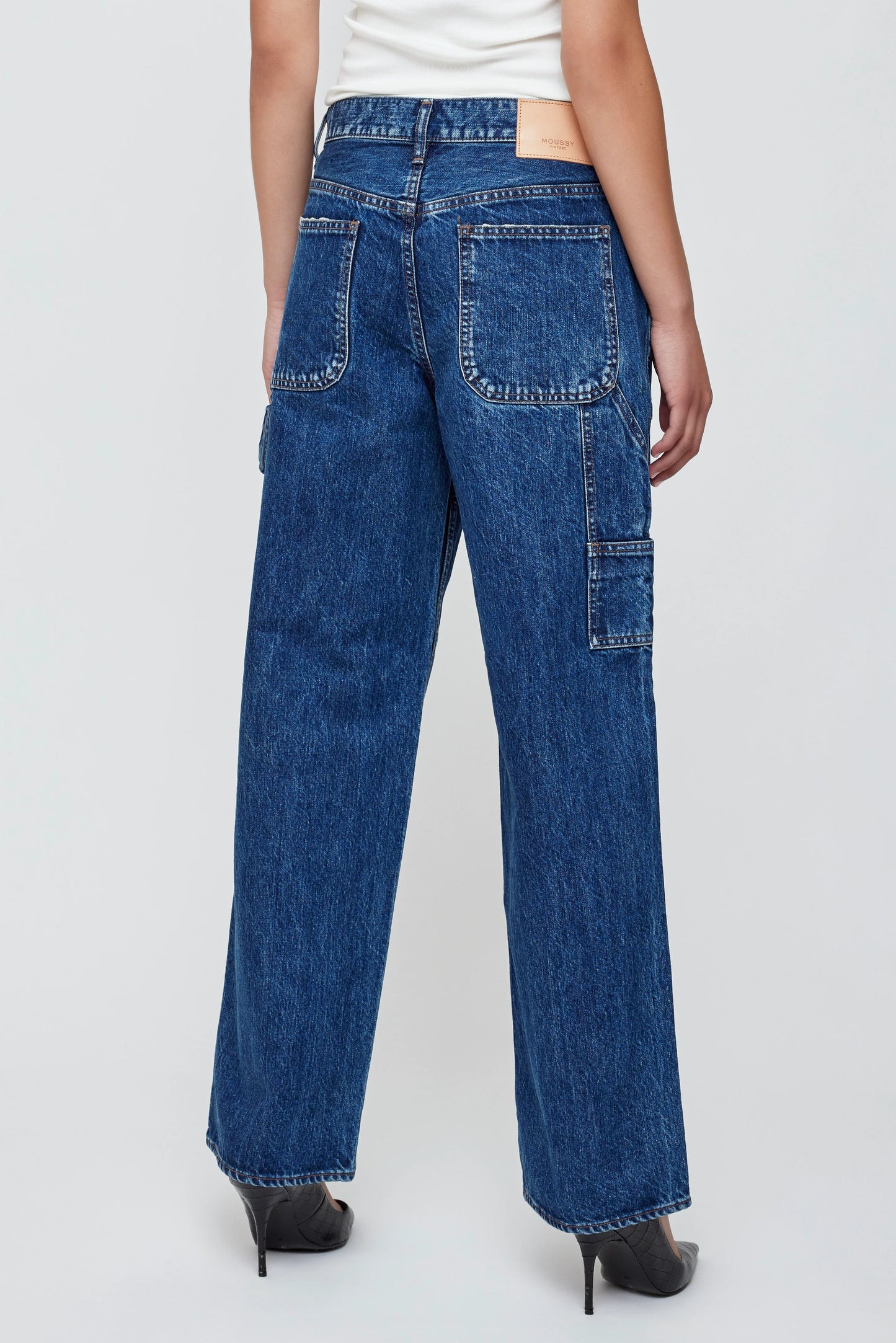 Moussy Vintage Merrick Painter Pants - Blue