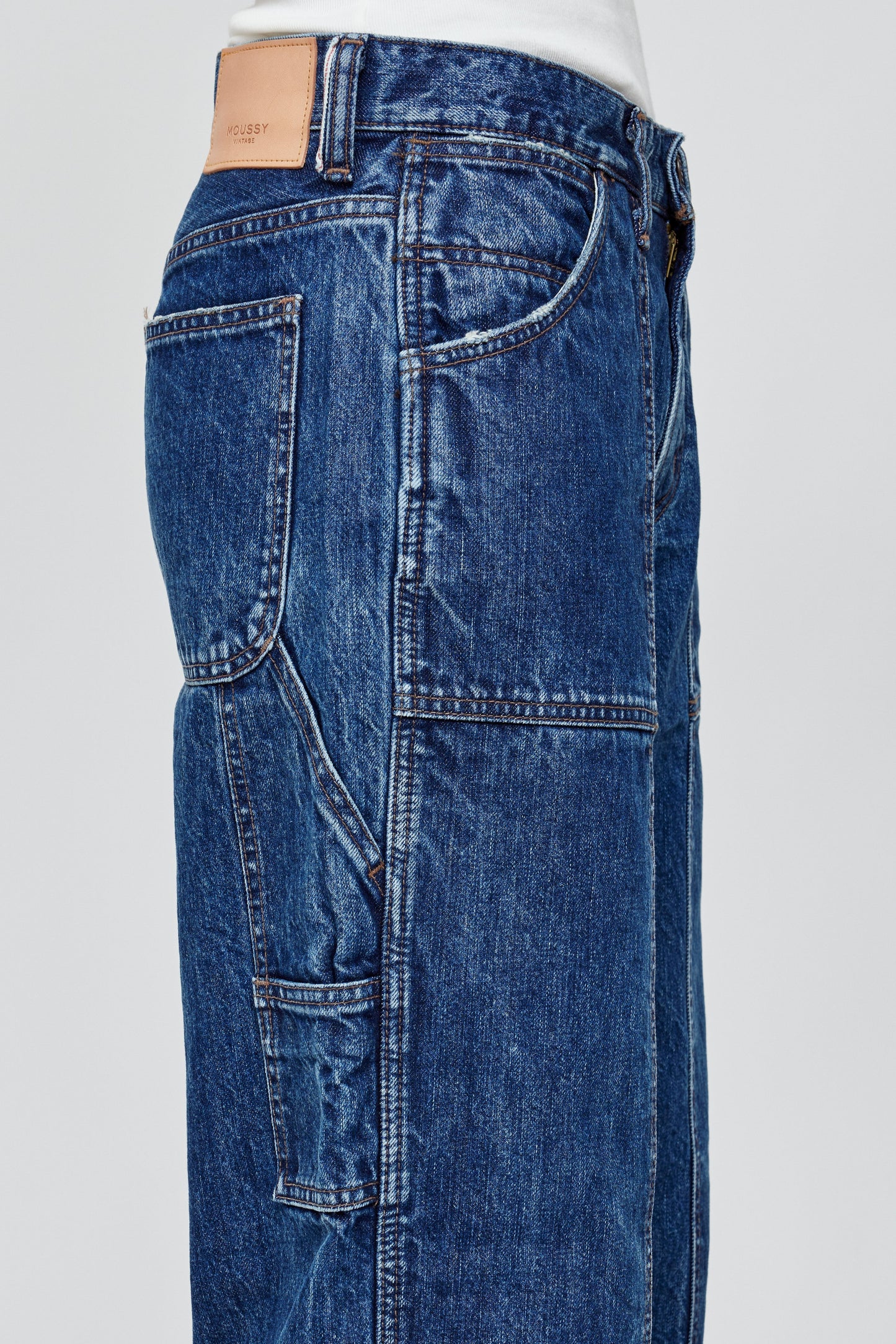 Moussy Vintage Merrick Painter Pants - Blue