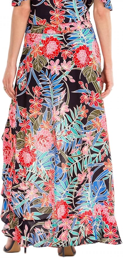 Miss Me MMP0012S Navy Floral Print Skort