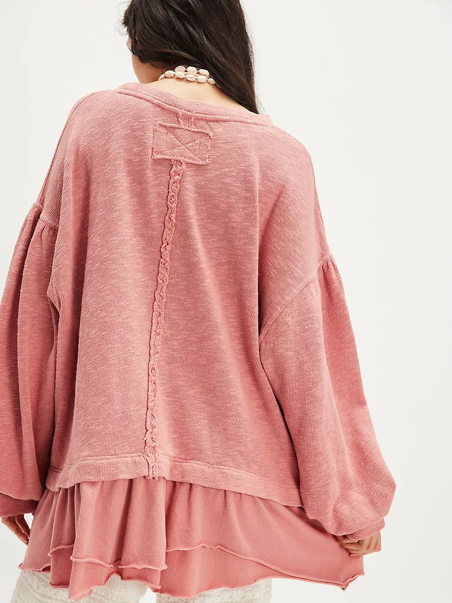 Free People Maddie Long Sleeve - Rosie