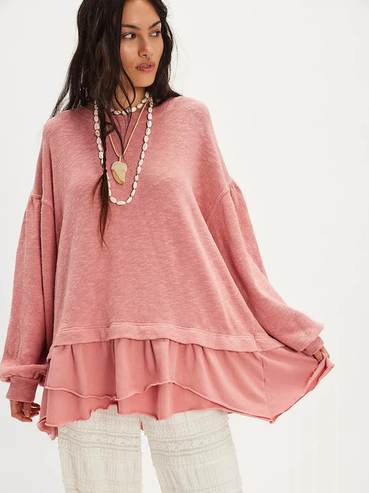 Free People Maddie Long Sleeve - Rosie