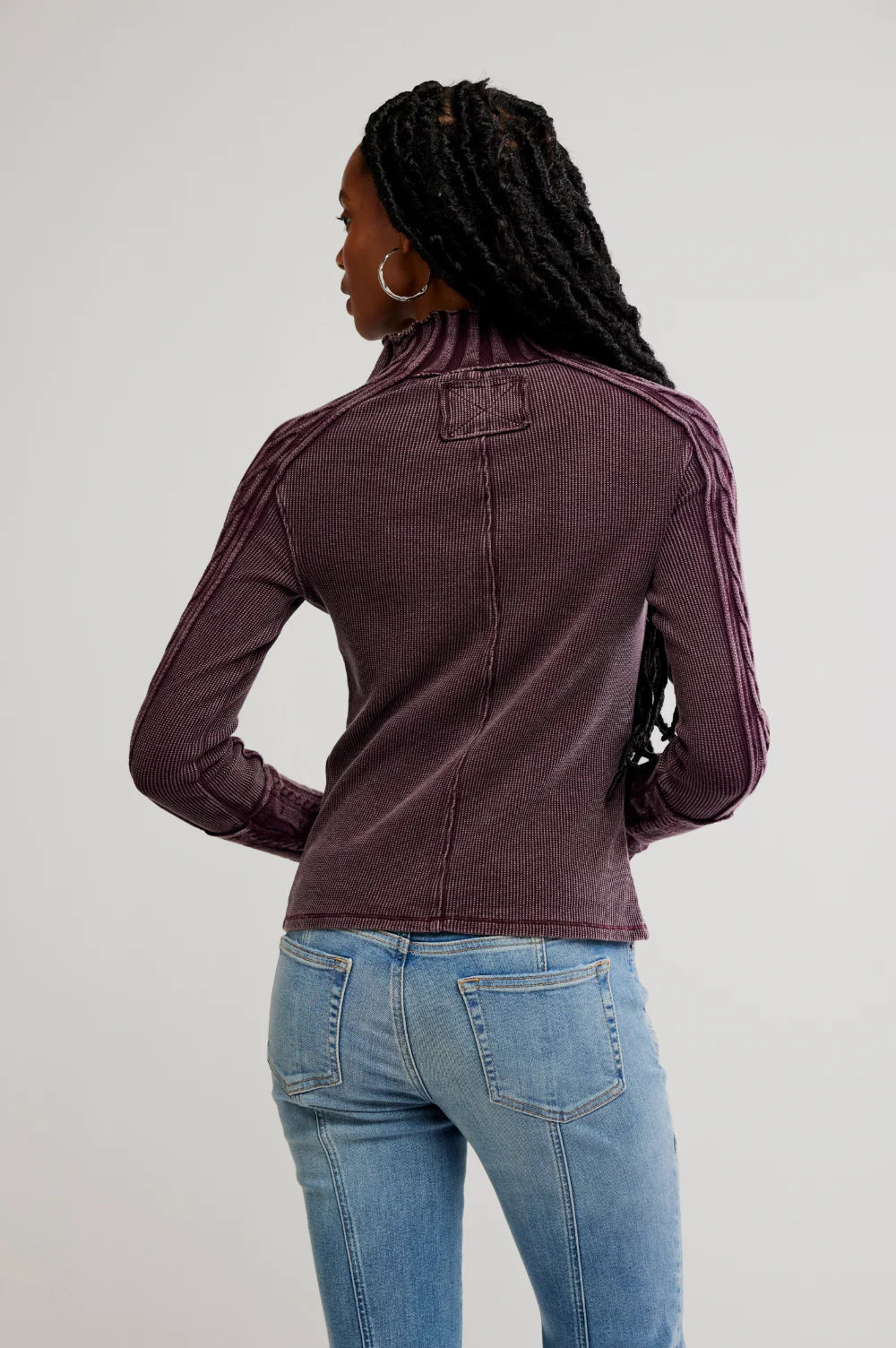 Free People Women's Breezy Swit Top Vintage Grape