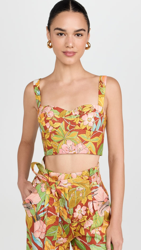 Cara Cara Claudine Top Newberry Tropic Clay