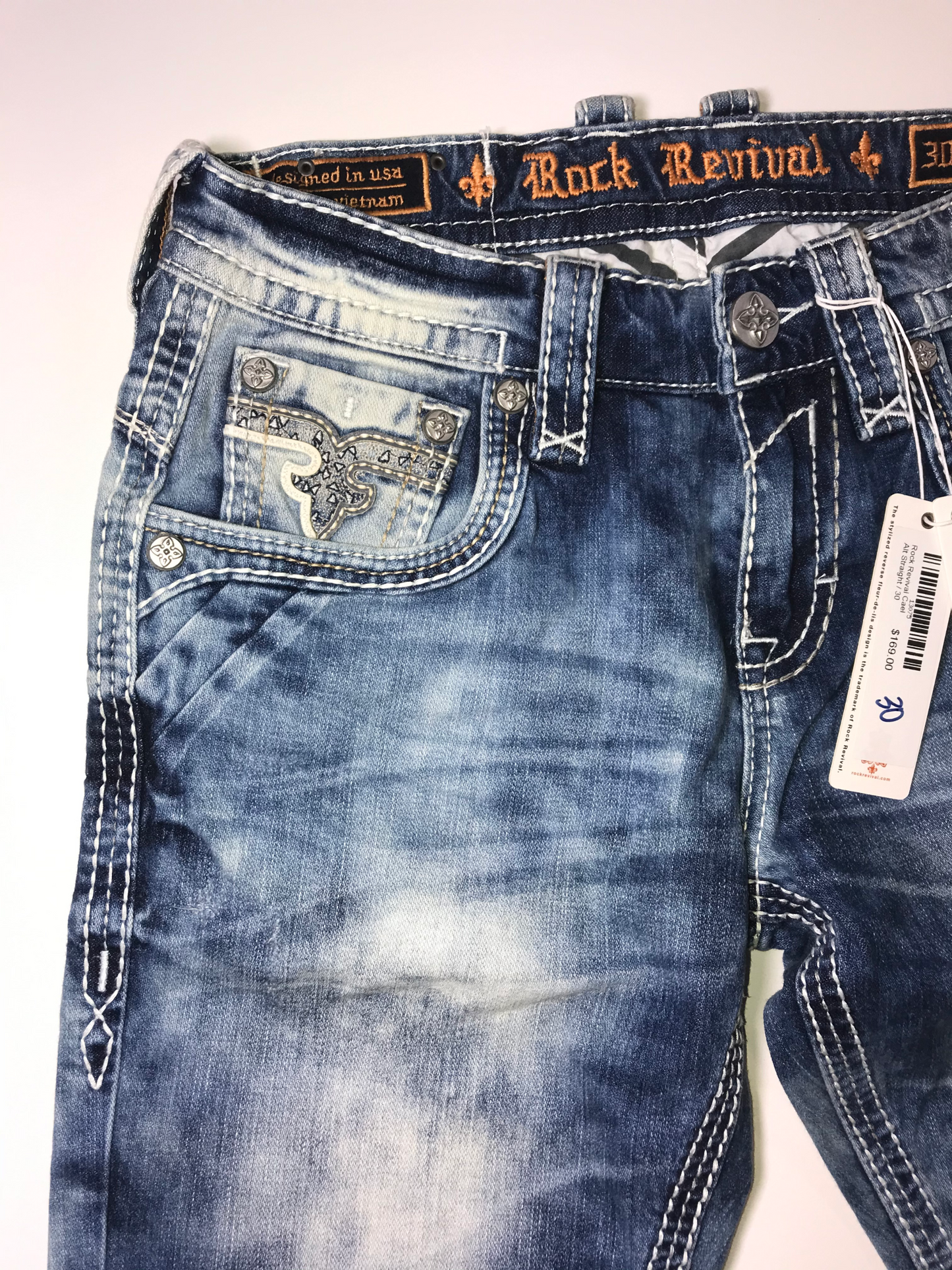 Rock Revival Cael A202 Alt Straight Men's Jeans