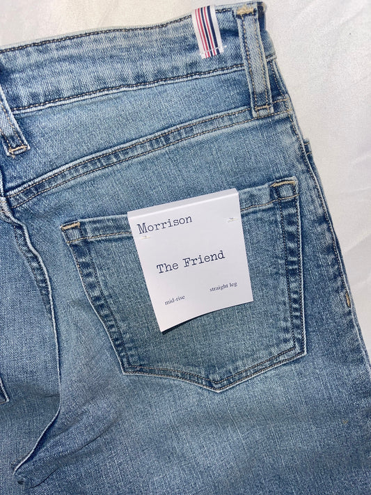 Morrison Denim The Friend Mid-Rise Straight Leg Women's Jeans