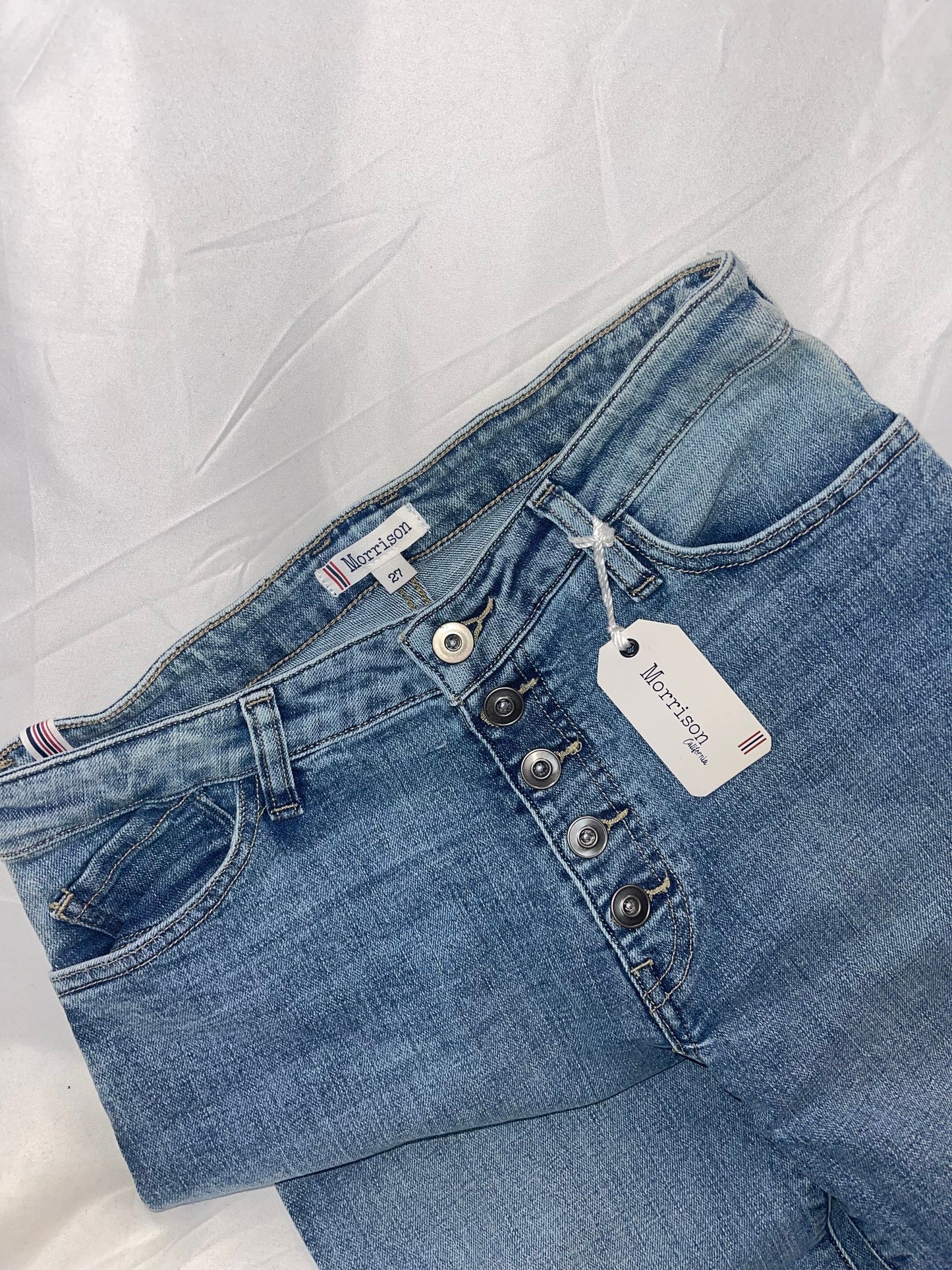 Morrison Denim The Friend Mid-Rise Straight Leg Women's Jeans