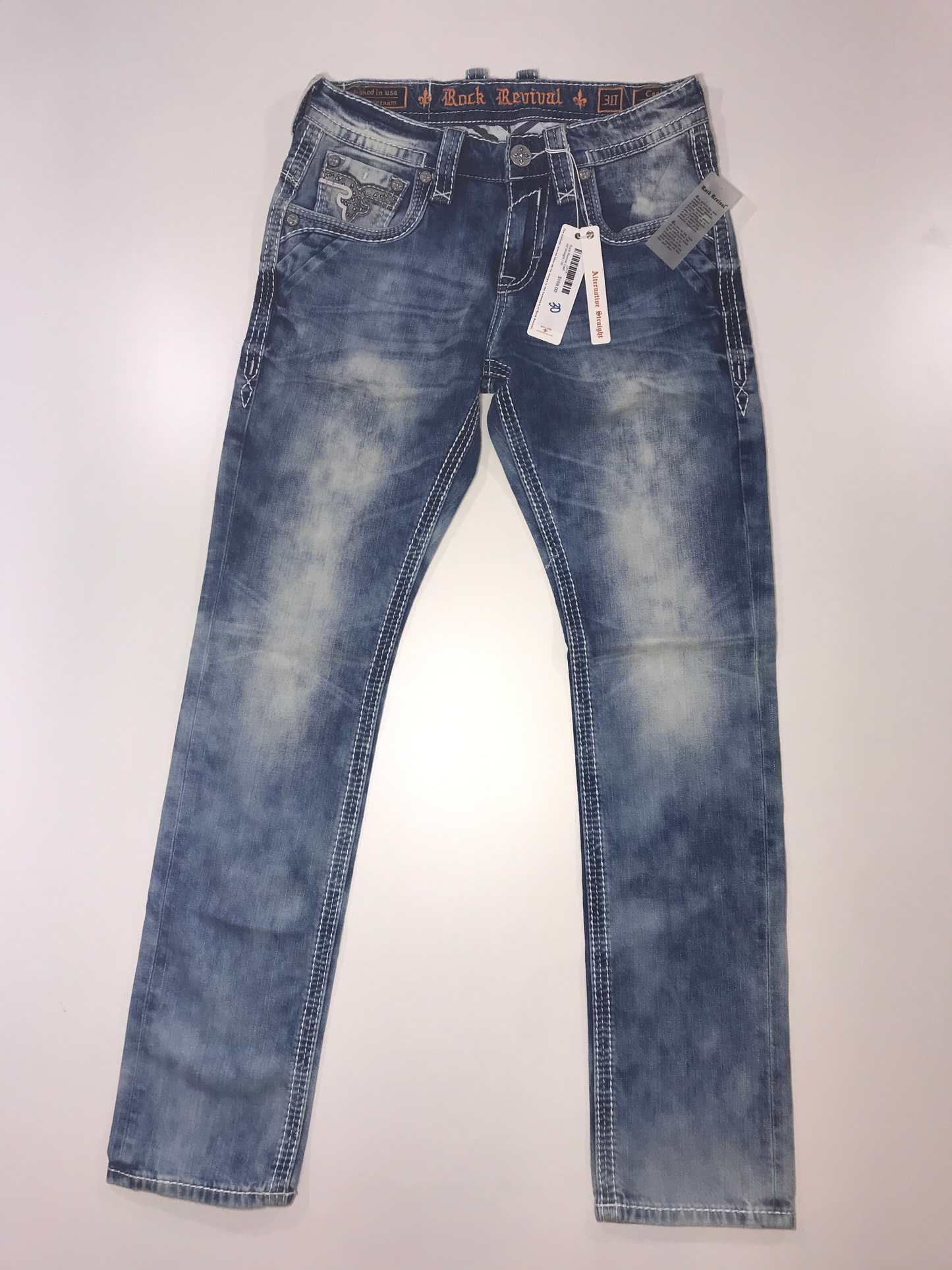 Rock Revival Cael A202 Alt Straight Men's Jeans