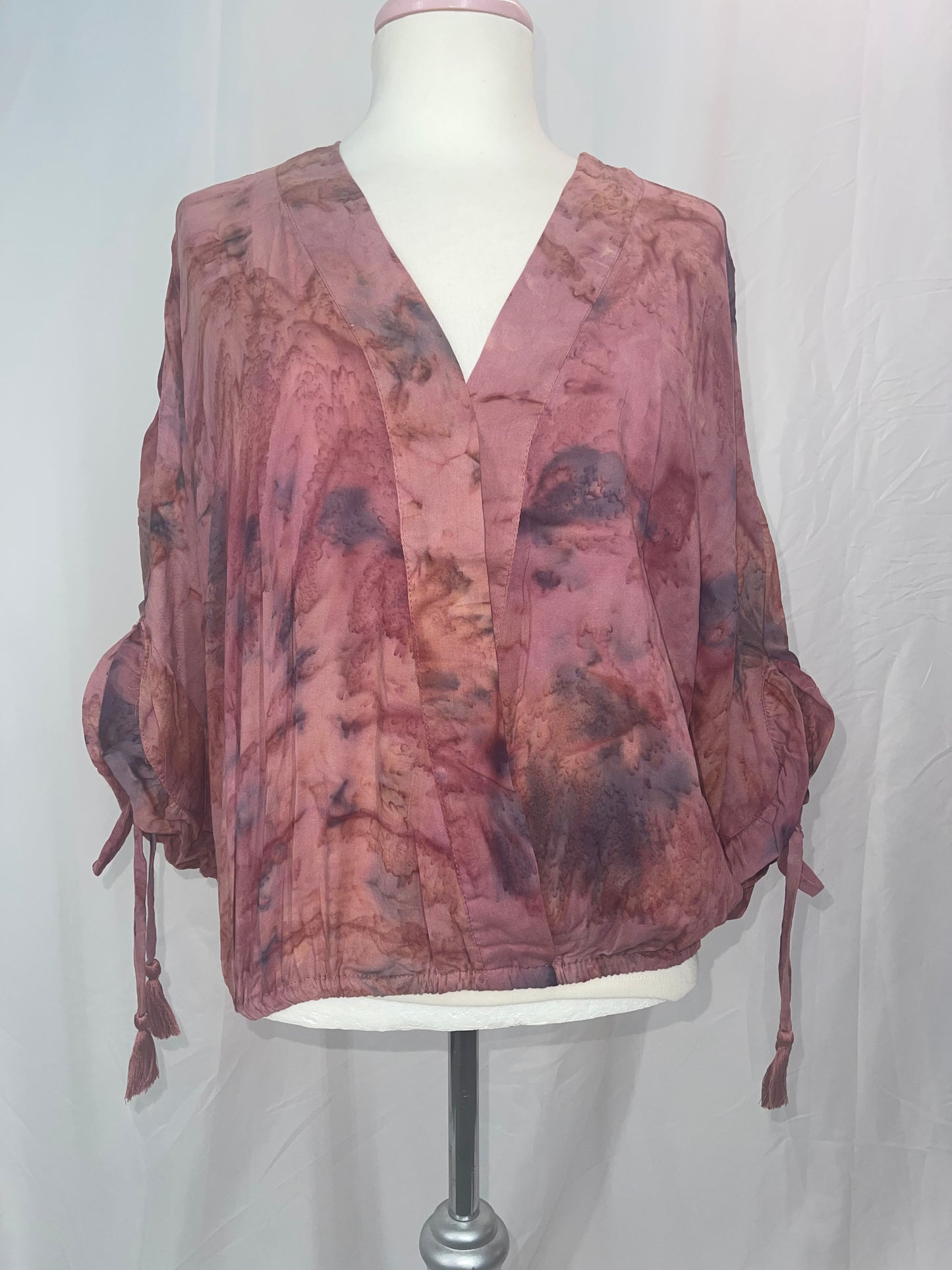 Khush Kalina Womens Top in Marble Syrah