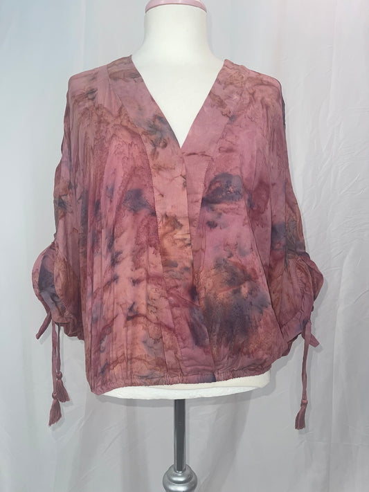 Khush Kalina Womens Top in Marble Syrah
