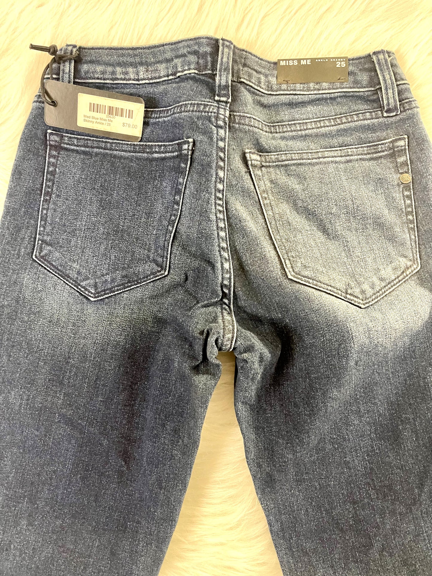 Miss Me Medium Blue Skinny Ankle Women's Jeans