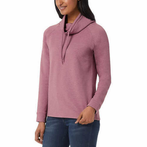 32 Degree Heat Women's Funnel Neck Sweatshirt Color - Ballerina Pink