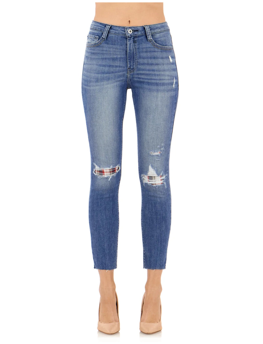 Morrison Denim The Groupie Mid-Rise Skinny in Nirvana
