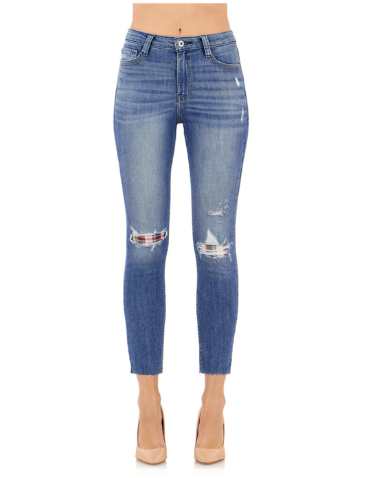 Morrison Denim The Groupie Mid-Rise Skinny in Nirvana