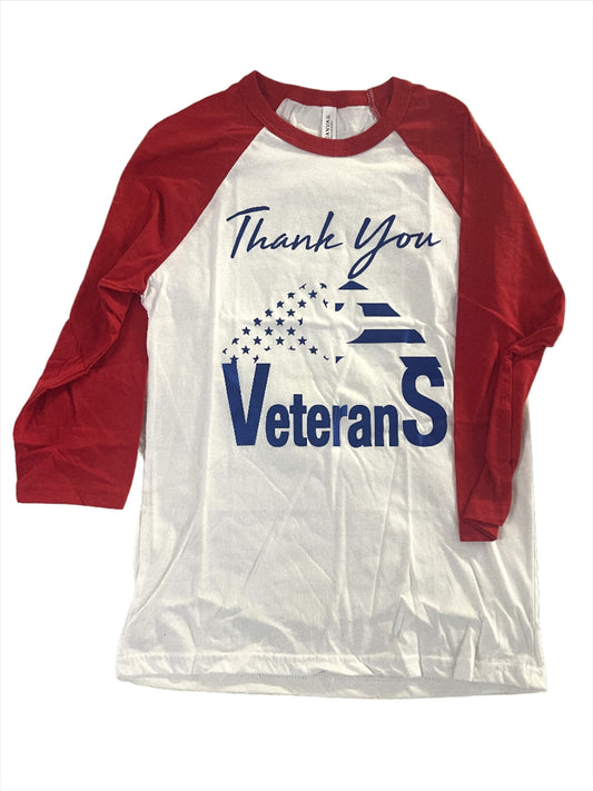 Canvas "Thank you Veterans" Women's Tee