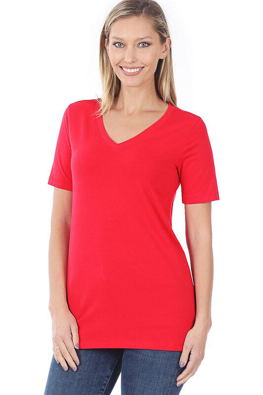 Zenana Premium V-Neck Women's Tee