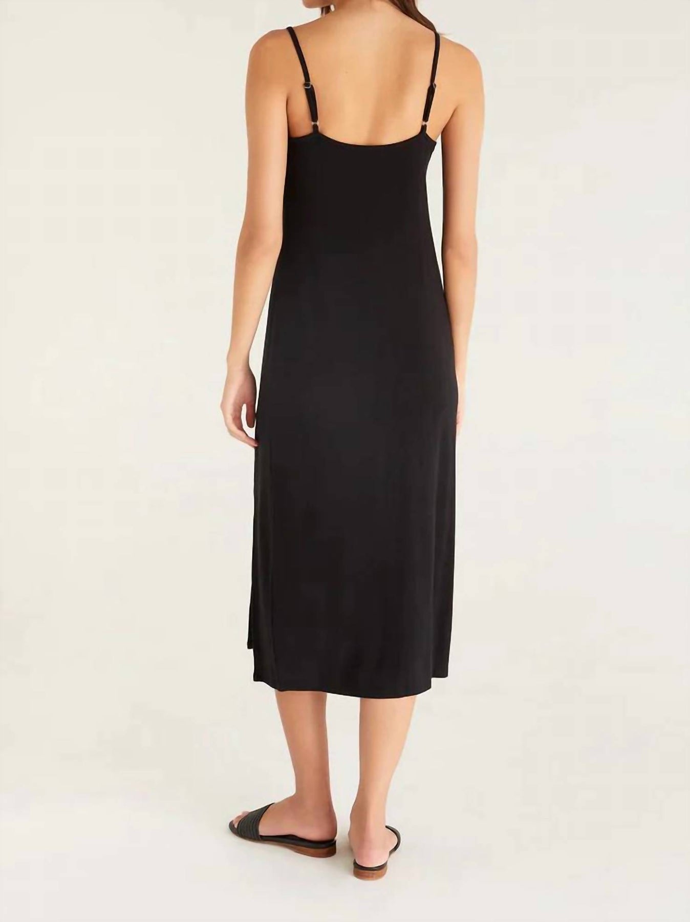 Z Supply Cora Midi Dress In Black