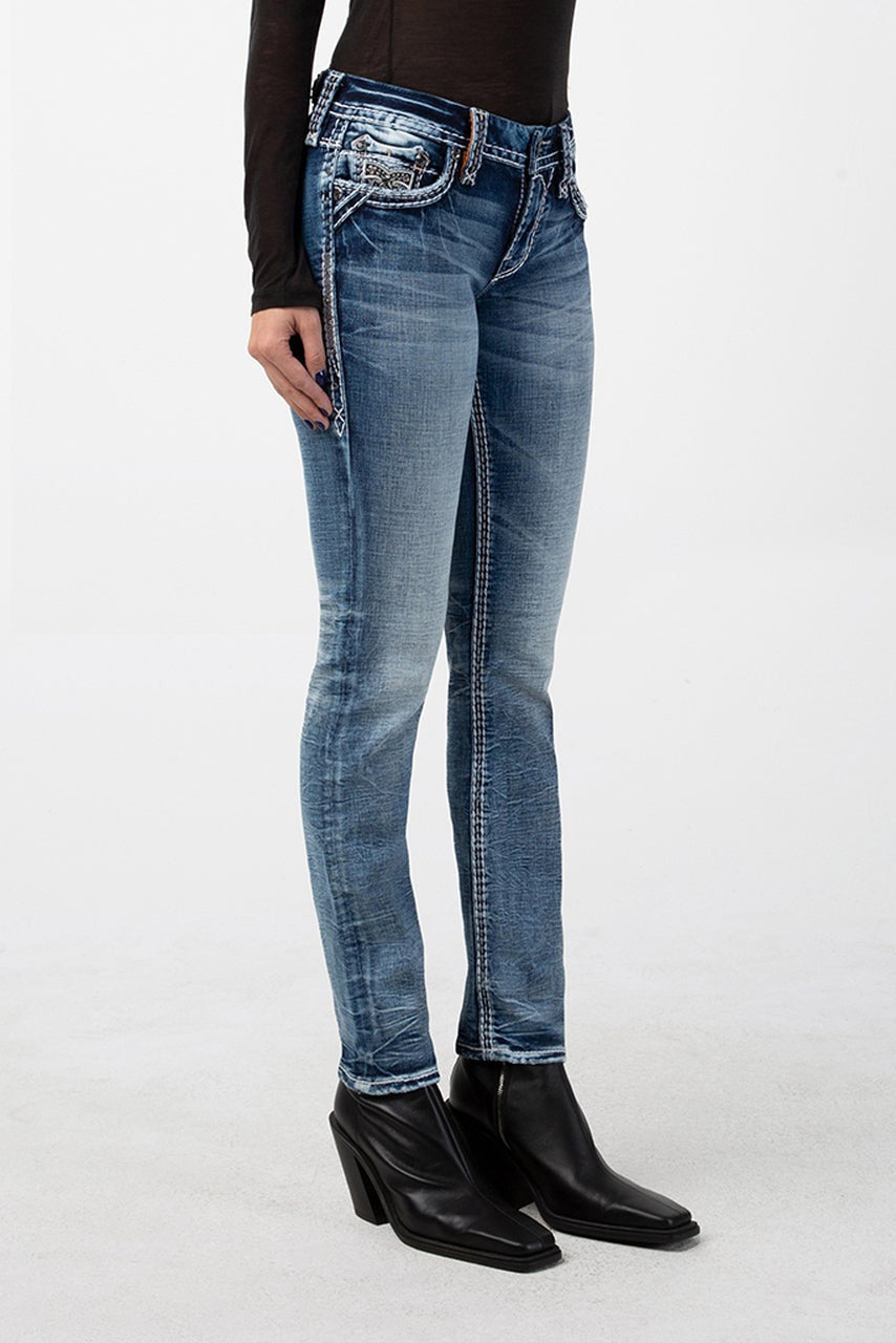 Rock Revival Ema S201 Mid-Rise Skinny Stretch Women's Jean