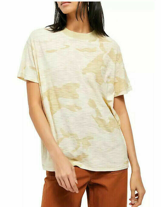 Free People Maybelle T-Shirt Sand Combo