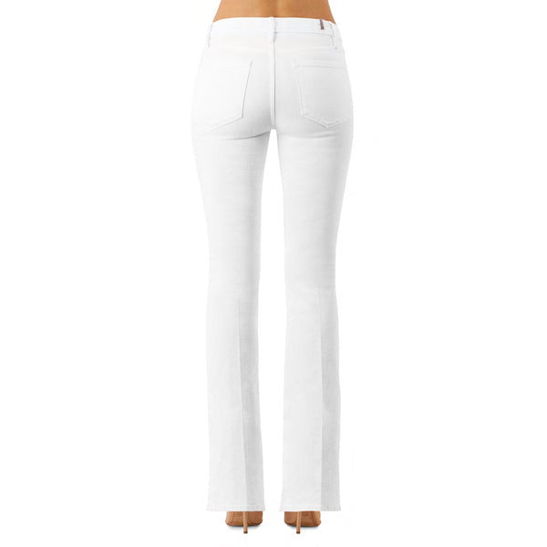 Morrison Denim The Starlet Mid Rise Bootcut Women's Jeans in White