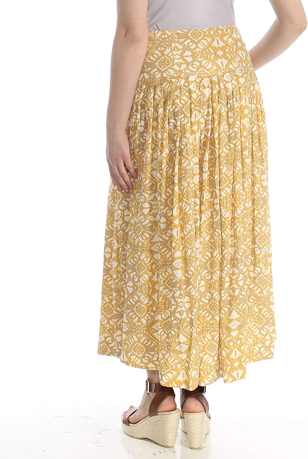 Free People Womens Lovers Dream Pleated Midi Skirt