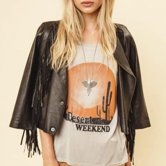 Brokedown Desert Weekend Print Women's Tank