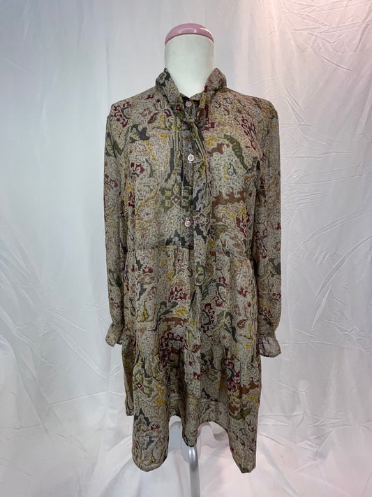 Elan Olive Tapestry Women's Dress
