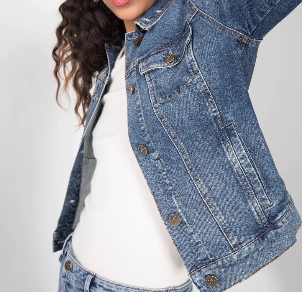 Unpublished Abbie Rhoades Jean Jacket