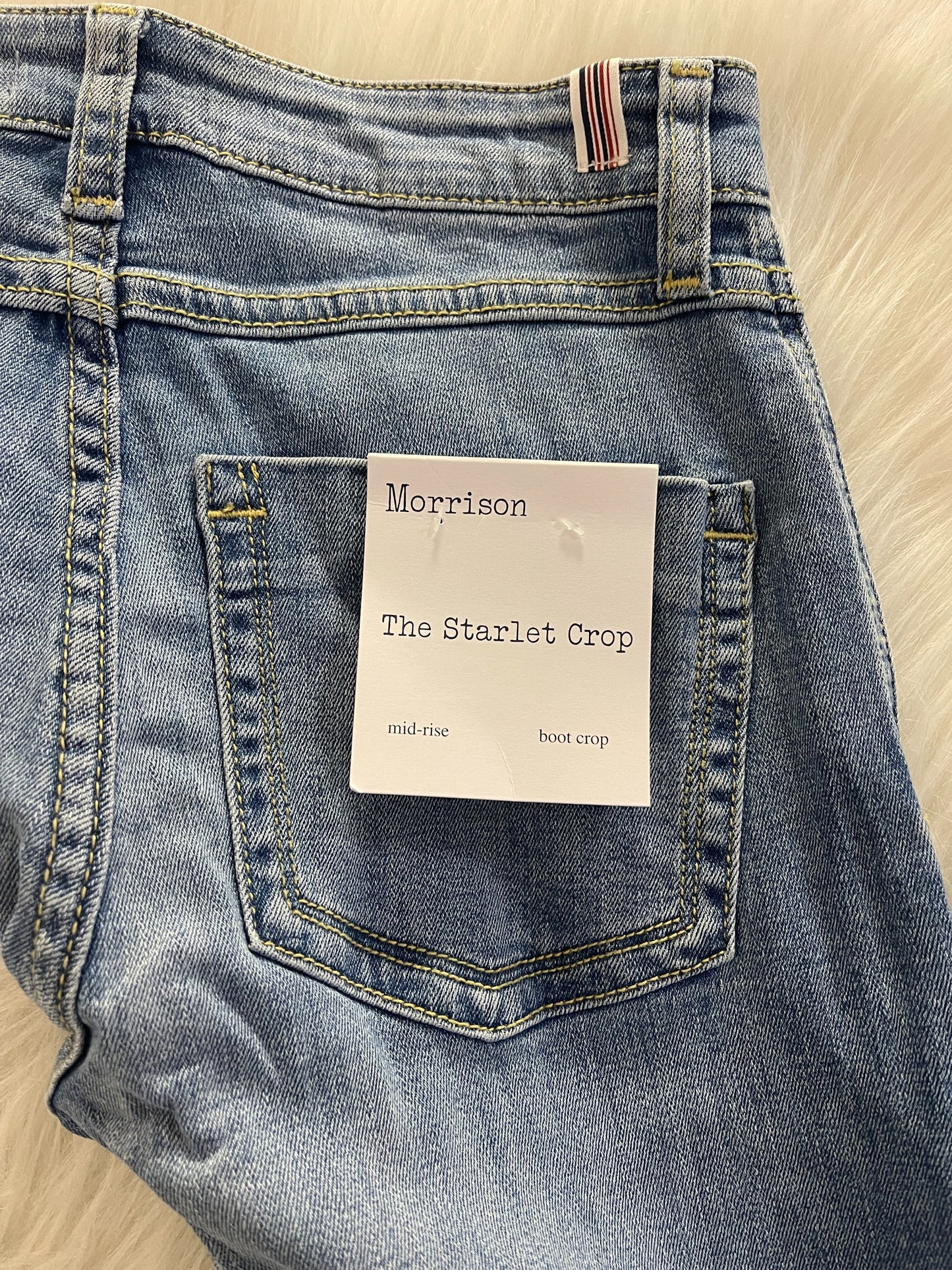 Morrison Denim The Starlet Mid-Rise Boot Crop Women's Jeans