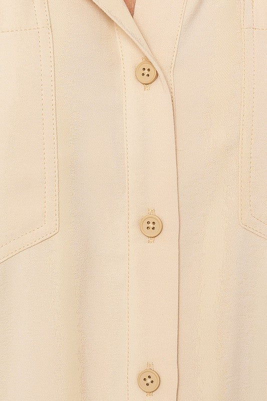Lelis Collection Oversize Shirt - Cream